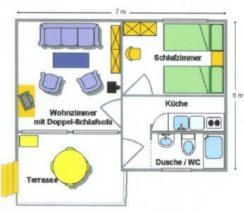 Grundriss Ferienhaus